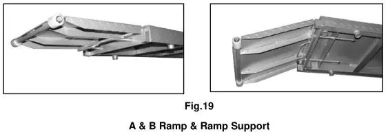 Single Post Storage Lift SP-6K-SS - A & B Ramp & Ramp Support