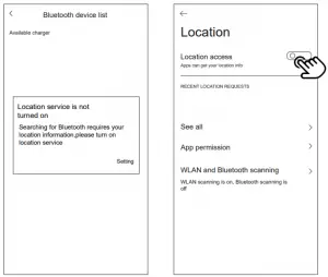 Guide to turn on the location page