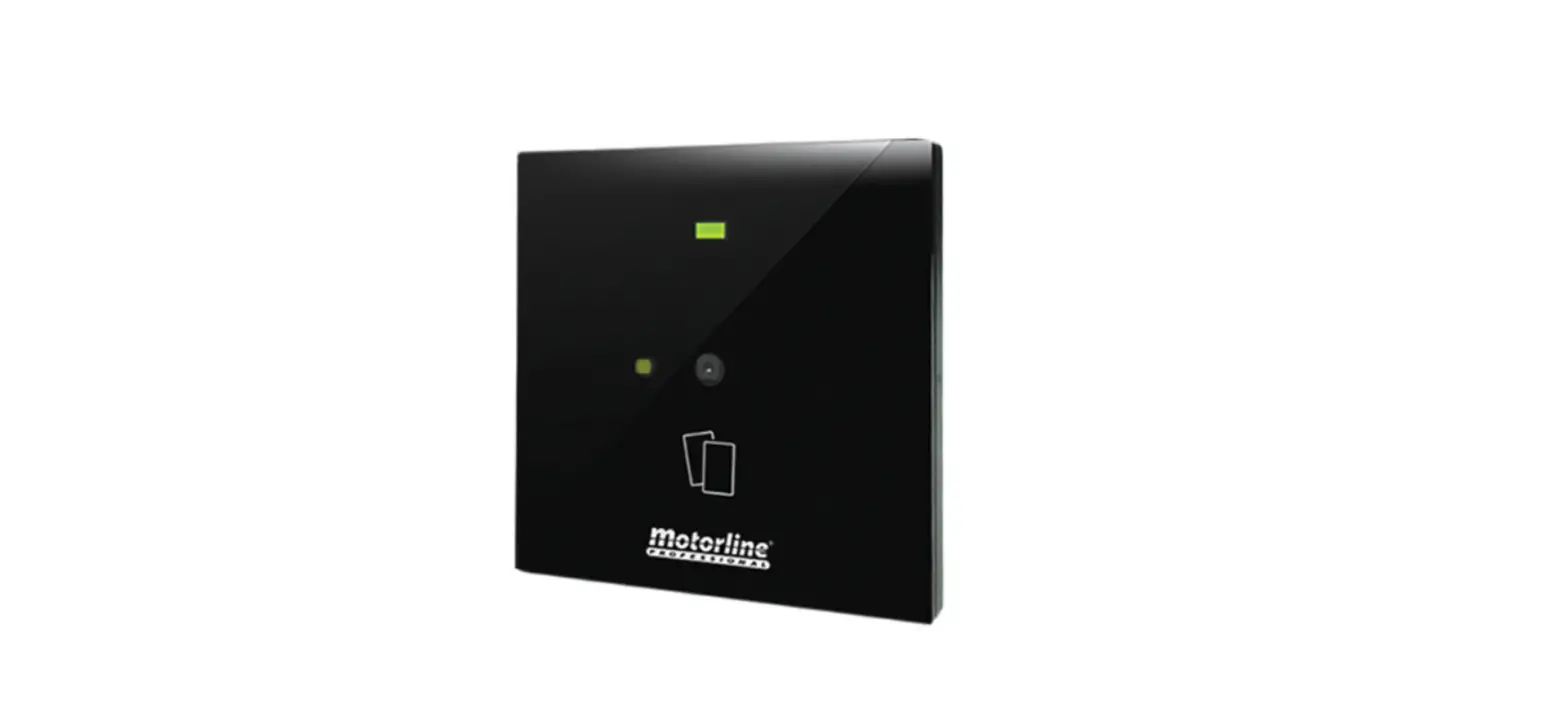 Motorline Professional Mpxrq1mws Card Reader User Manual