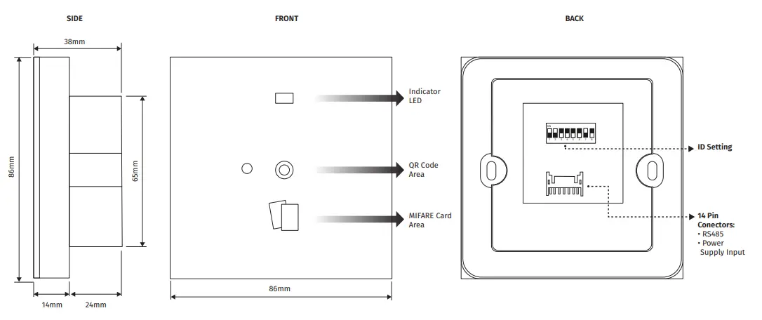 motorline-PROFESSIONAL-MPXRQ1MWS-Card-Reader-fig-5