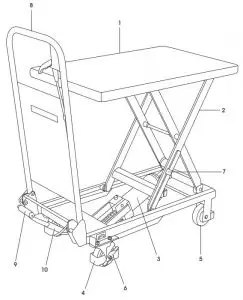 FIG 2 FOOT LEVER INSTALLATION