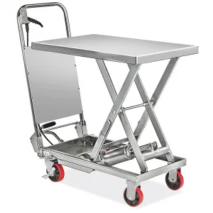 ULINE H-8174 Stainless Steel Lift Table