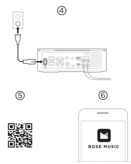 BOSE Music Amplifier Amplified Wireless Music Player User Guide - How to use 4,5,6