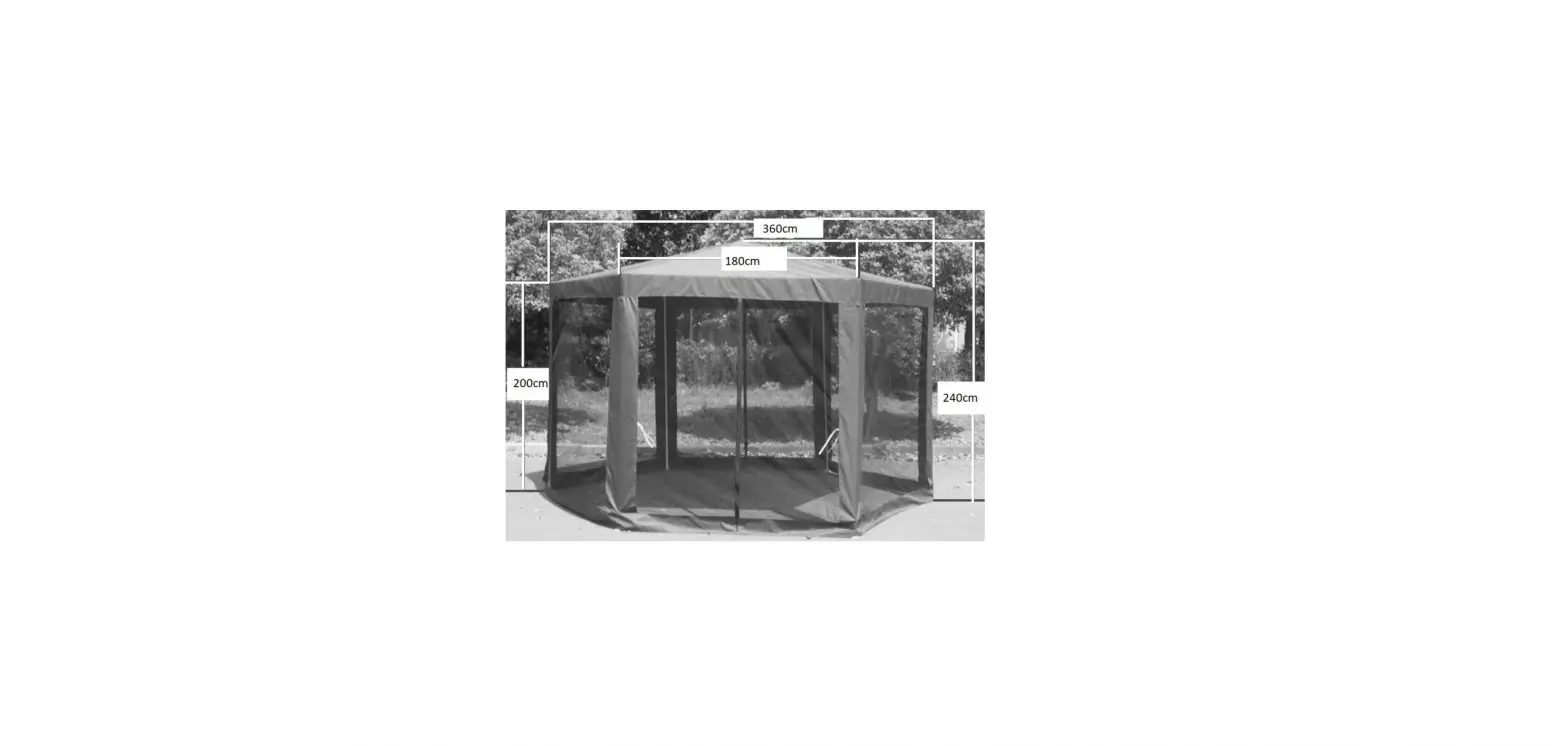Coopers G358 1.8m Hexagon Gazebo Instruction Manual