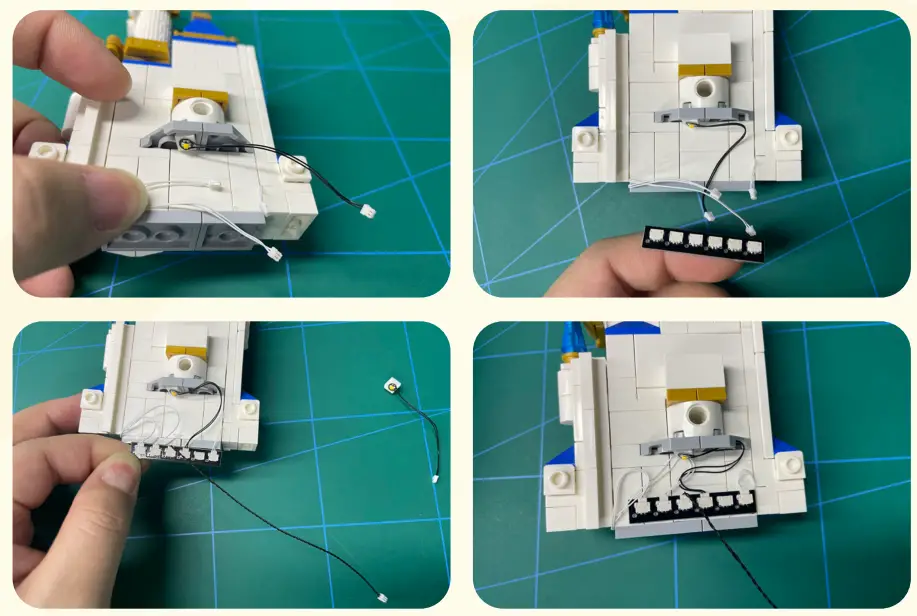 GAME OF BRICKS 75276 Light Kit for Stormtrooper Helmet - Fig20