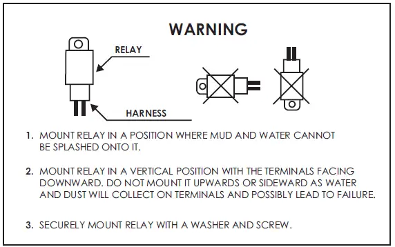 BUSHRANGER NIGHT HAWK Dual Output Driving Light Wiring Loom 01