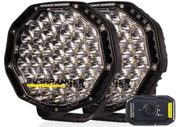 BUSHRANGER NIGHT HAWK Dual Output Driving Light Wiring Loom PRODUCT