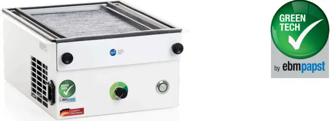 Greentech Taifun Mini Professional Nail Dust Collector-FIG2