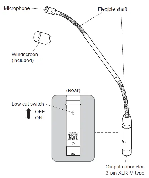 Panasonic-WM-KG645-Gooseneck-Microphone-fig-1