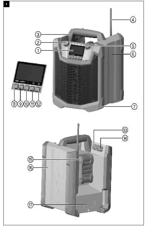 HILTI R 6-22 Jobsite Radios 6
