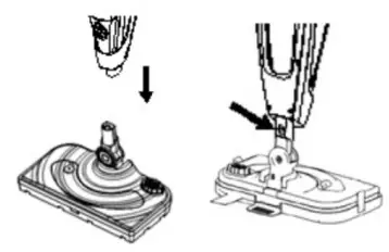 kogan KAMOPSTM11J 11-In-1 Steam - Attaching the Mop Head