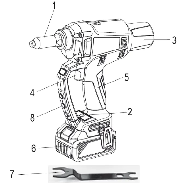NORDIC-RG-B0118-18V-Brushless-Rivet-Gun-fig-2