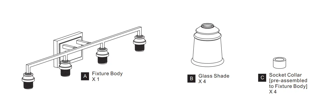 QUOIZEL-MCI8633MBK-Mcintire-Four-Light-Bath-Vanity-FIG-2