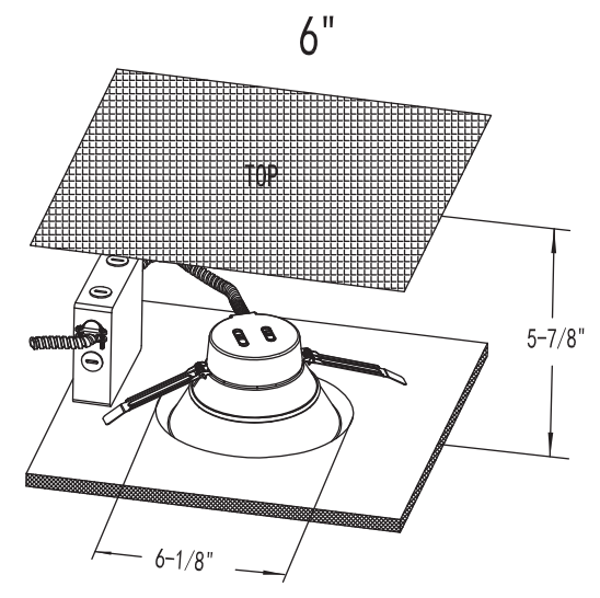 MIN.LUMINAIRE DIMENSION