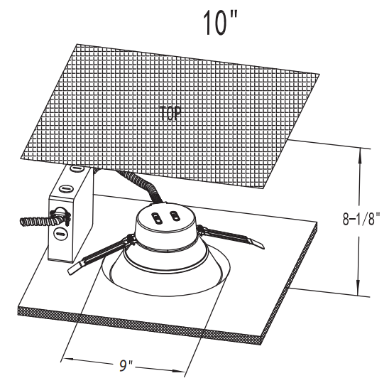 MIN.LUMINAIRE DIMENSION