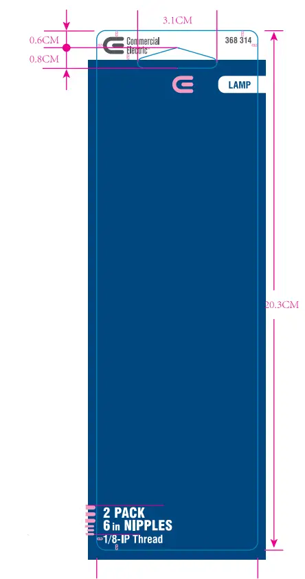 Commercial-Electric-81845-8-Inch-Zinc-Plated-Nipples-FIG1