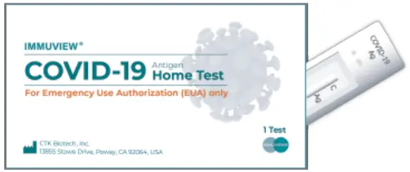 IMMUVIEW R0182CHT COVID-19 Antigen Home Test - fig 12