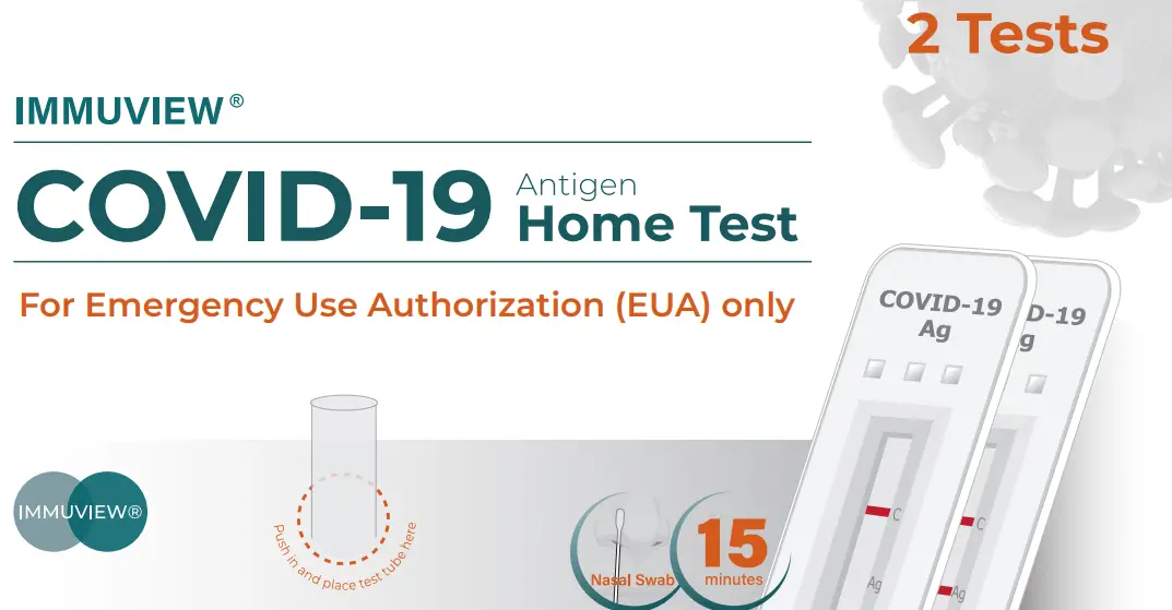 IMMUVIEW R0182CHT COVID-19 Antigen Home Test - fig 20