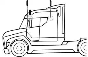 Antenna mounting points