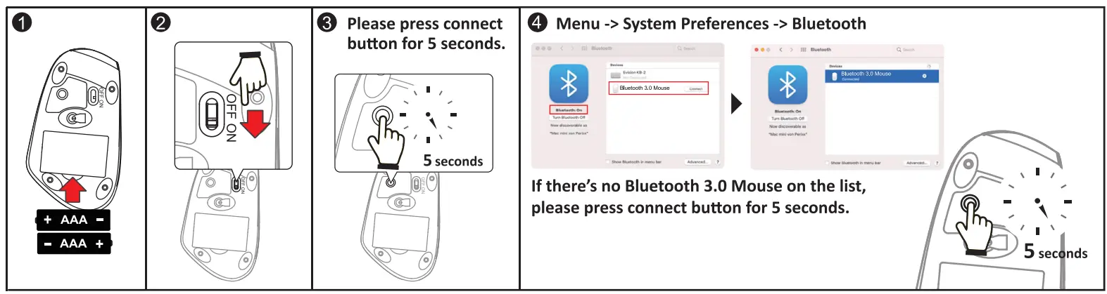 Perixx PERIMICE-804 Wireless Ergonomic Vertical Mouse - Fig 3