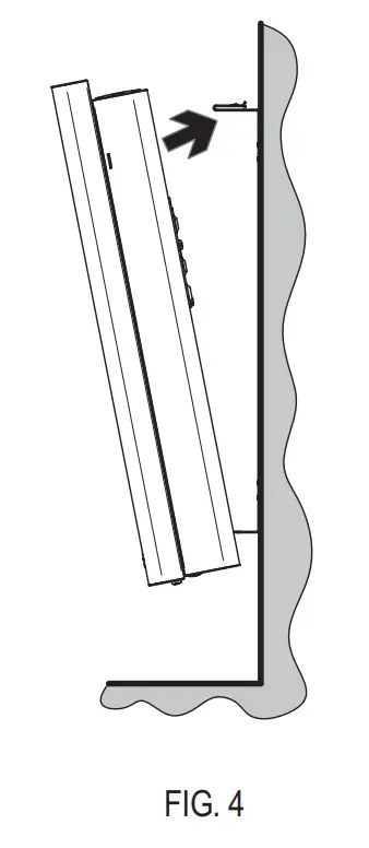 Hanging The Unit On The Wall Bracket