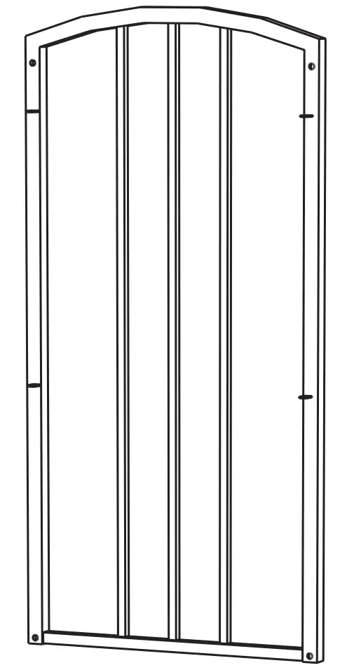 homestyles 5050-13 Media Tower User Manual Part List