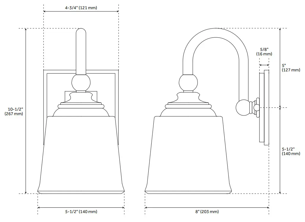 Signature Hardware 946386 Antonia Vanity Sconce - 1