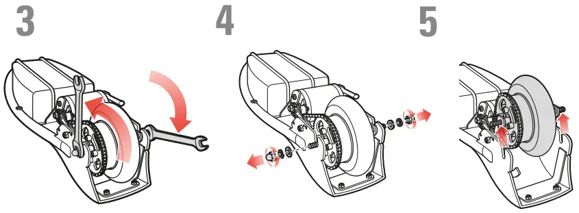 Razor E100 Glow Electric Scooter - Chain and rear wheel replacementa