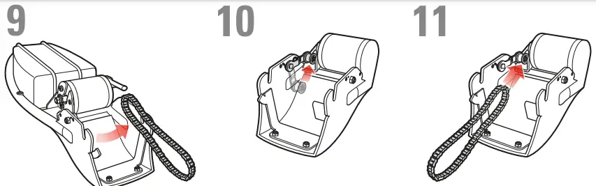 Razor E100 Glow Electric Scooter - Chain and rear wheel replacementc