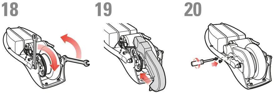 Razor E100 Glow Electric Scooter - Chain and rear wheel replacementf