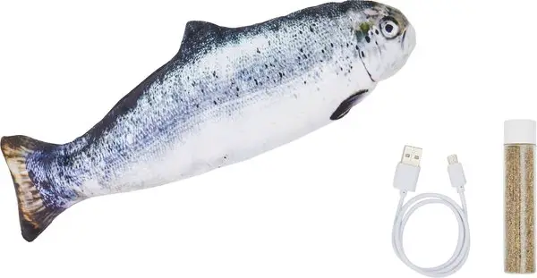 frisco 263524 Interactive-Electric-Flopping-Fish Cat-Toy-with-Catnip-PRODUCT