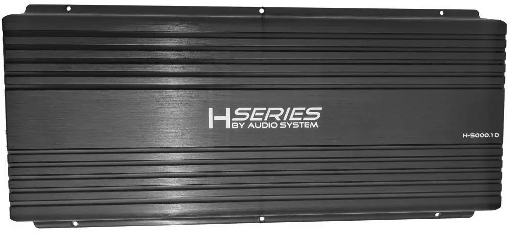 AUDIO SYSTEM H-5000.1 D High-Performance Car-Amplifier
