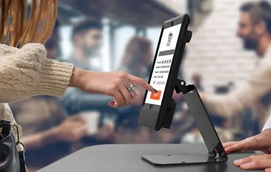 CTA PAD-ICCTK-Quick-Release-Table-Kiosk with Inductive-Charging Case-1