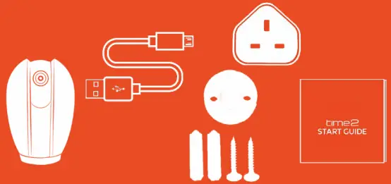 Time2 Olivia3 WiFi Camera - box content