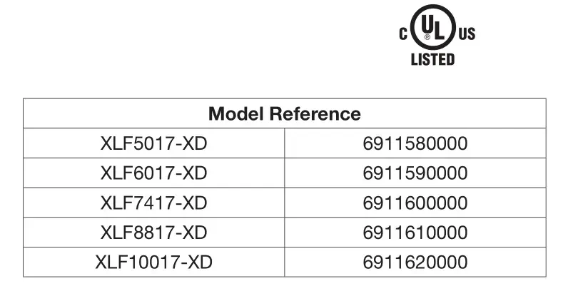 Dimplex XLF5017-XD Built-in Electric Fireplace - UL Listing