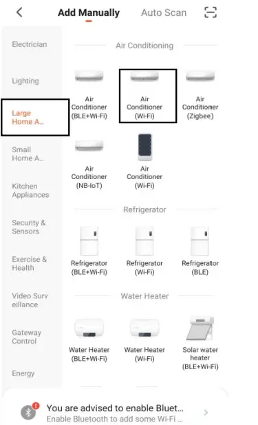 electriQ P12HPW 12,000 BTU Portable Air Conditioner with Heatpump and Wifi - CONNECTING USING EZ 2