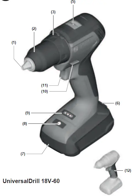 BOSCH UniversalImpact 18V-60 Brushless Cordless Combi 1