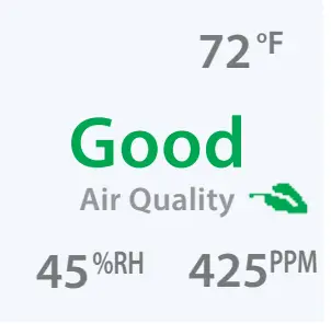 SENVA T talSenseTM Series Duct and Outdoor Air Quality Sensor - Display Navigation