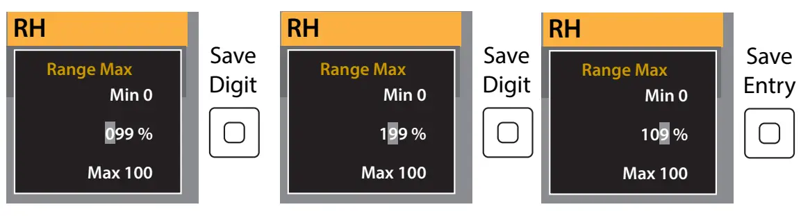 SENVA T talSenseTM Series Duct and Outdoor Air Quality Sensor - numerical setting