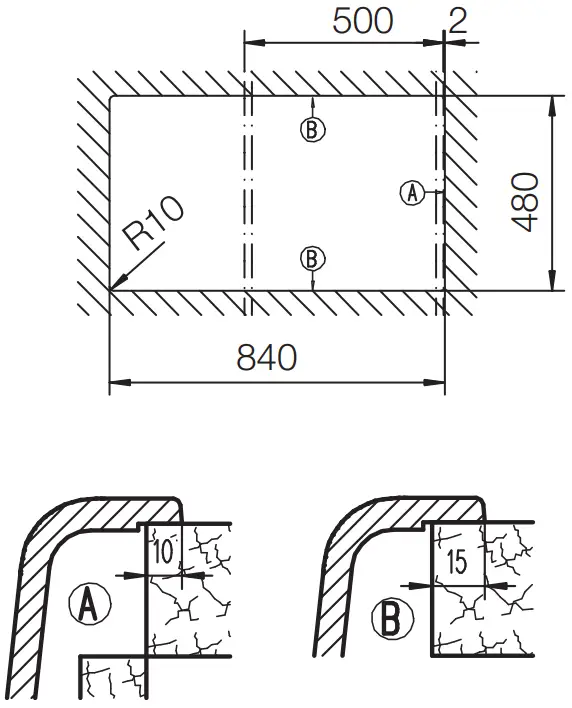 SCHOCK Wembley D 100 Magma Granite Sink - SOPRATOP
