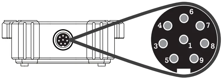 Digi Pas DWL 5500XY 2 Axis Precision Sensor Module - Circular Connector
