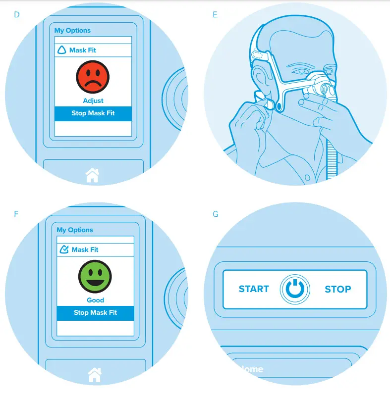 ResMed AirSense 10 AutoSet Machine- Connecting 1