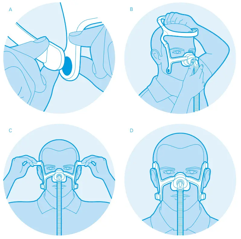 ResMed AirSense 10 AutoSet Machine- fit