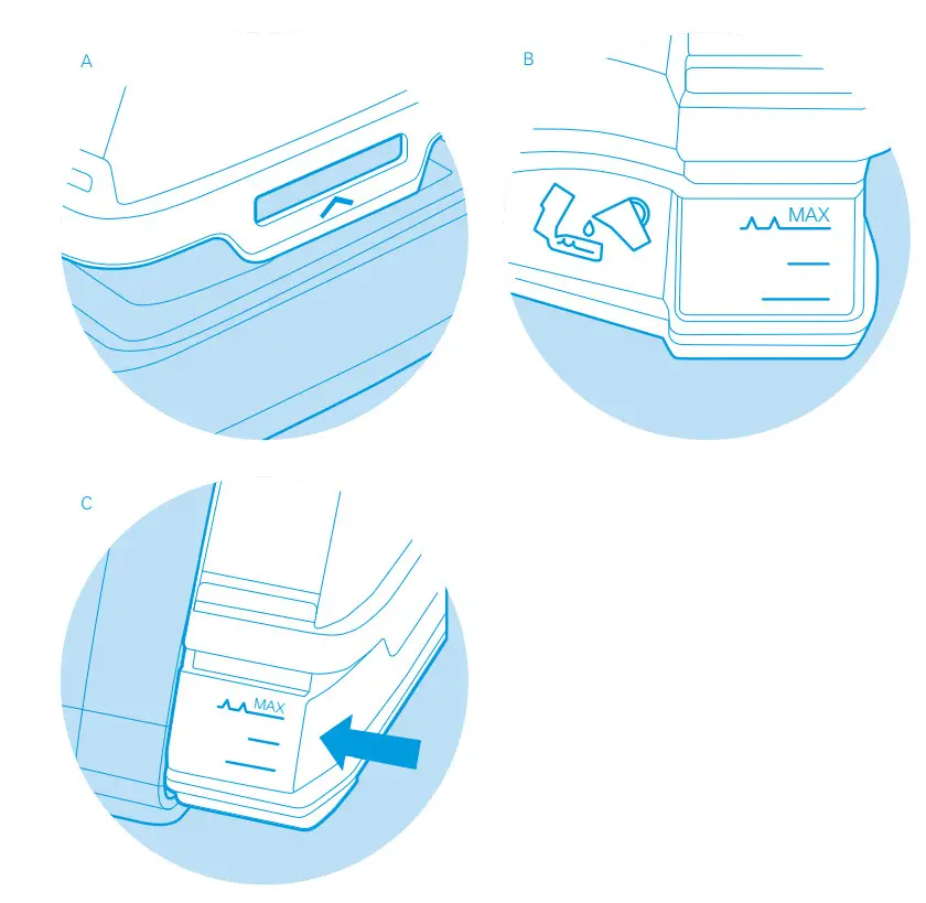 ResMed AirSense 10 AutoSet Machine- humidifier tub