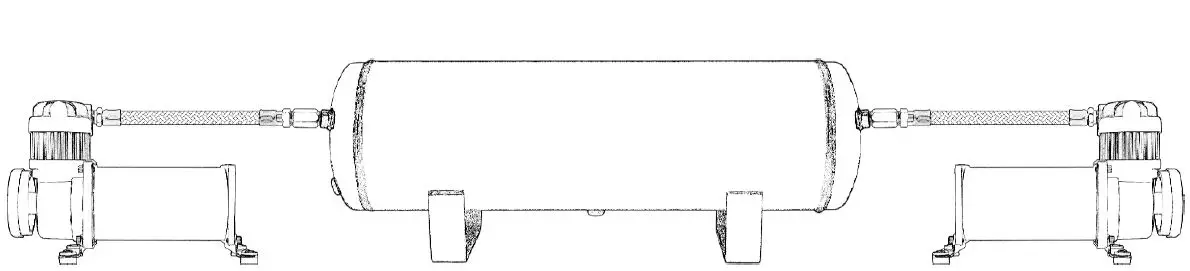 VIXEN HORNS VXC8301BDP 200 Psi Air Compressors Black (Dual Pack)-FIG3