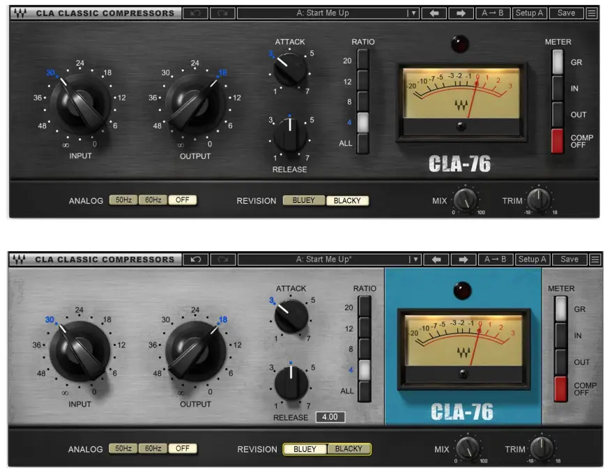 WAVES CLA 76 Compressor or Limiter Plugin
