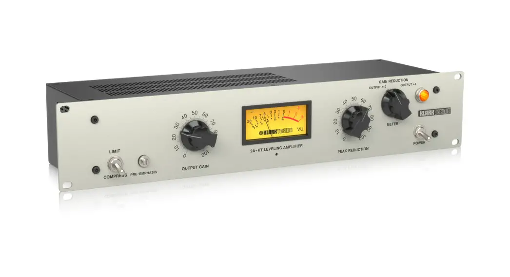 Klark Teknik 2a-kt Classic Leveling Amplifier With Vacuum Tubes User Guide