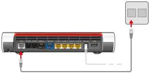 FIG 3 Connect Telephones by Cable