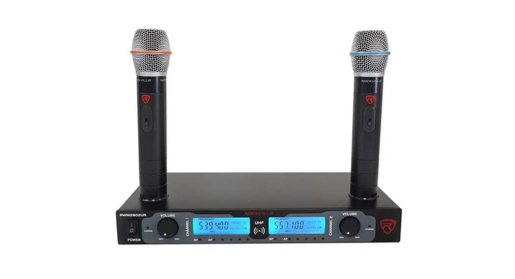 Rockville Rwm2602ur High Performance Hand Held Wireless Dual Microphone System Owner's Manual