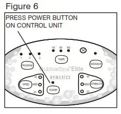 Homedics BMAT-5 BubbleSpa Elite Massaging Bubble Mat - Figure 6